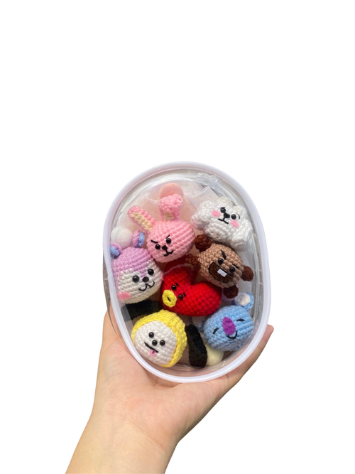 [Full Squad Bundle] 7-in-1 BT21 Inspired Crochet Patterns (Digital PDF)