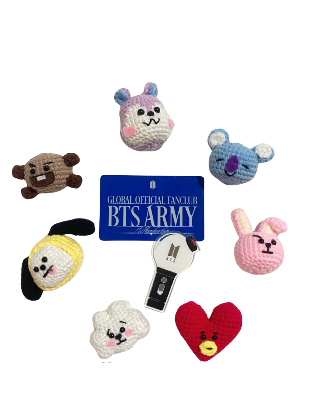 [Full Squad Bundle] 7-in-1 BT21 Inspired Crochet Patterns (Digital PDF)